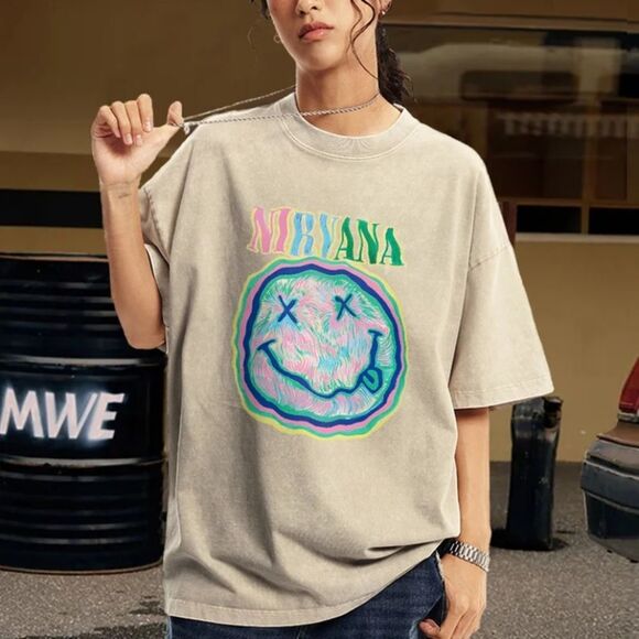 Nirvana Shirt L - Picture 1 of 7